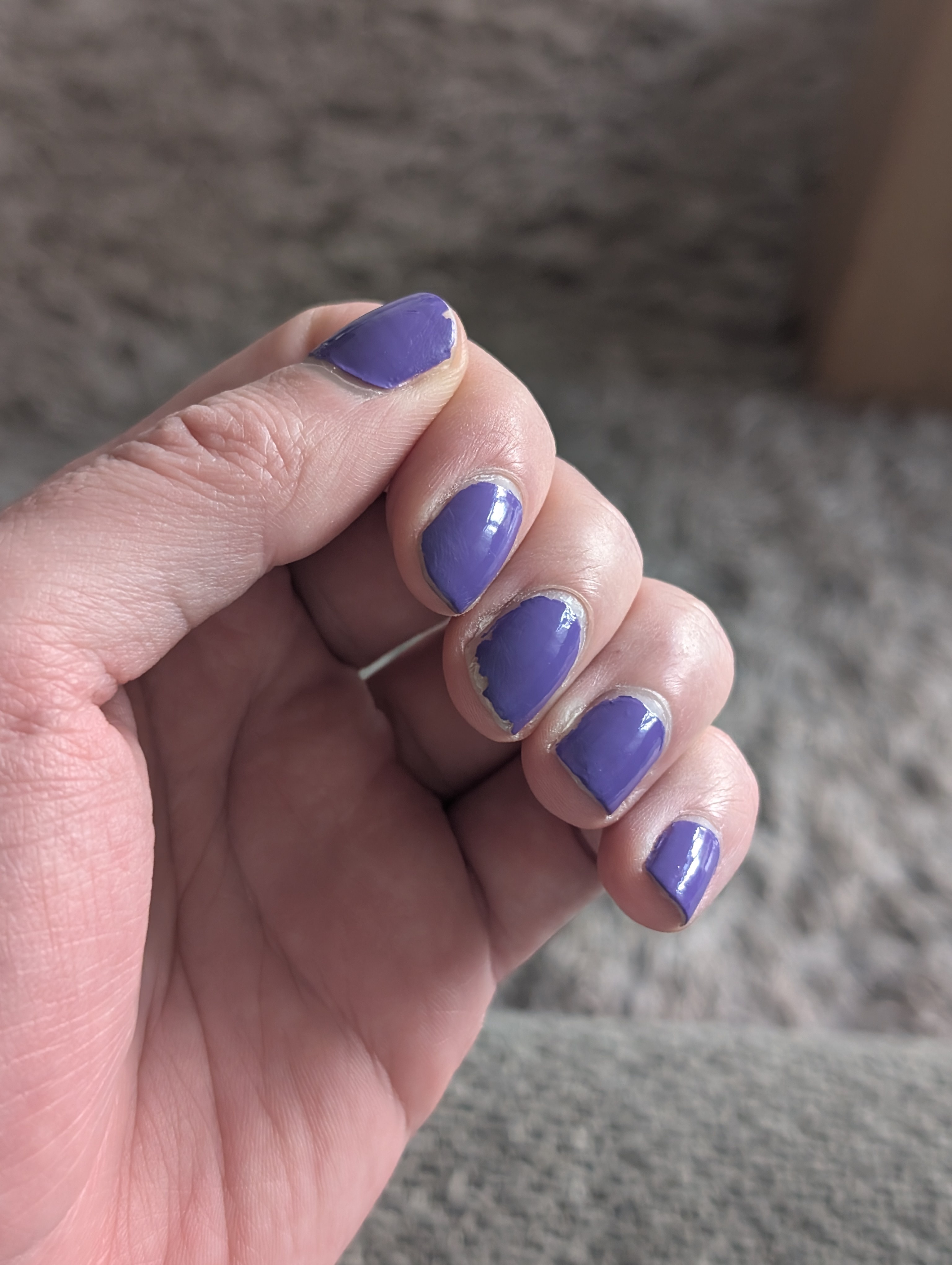 purple nails 