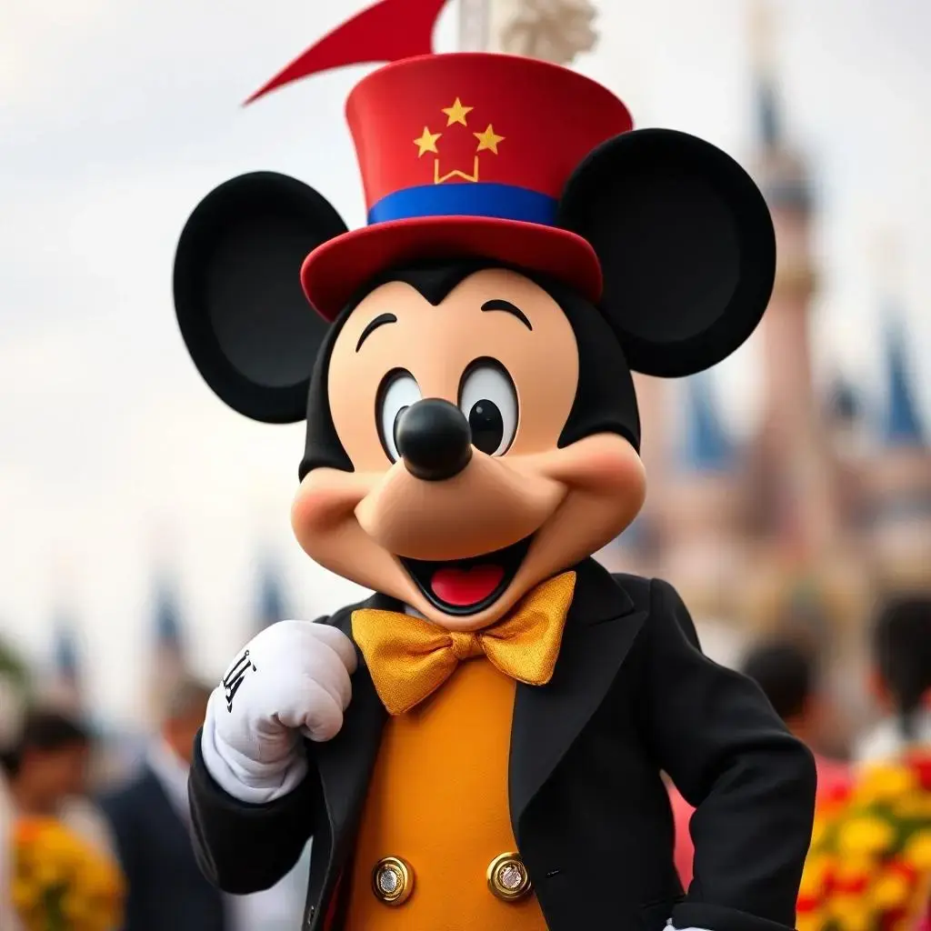 Image with seed 3984237251 generated via AI Horde through @aihorde@lemmy.dbzer0.com. Prompt: a picture of Mickey Mouse.